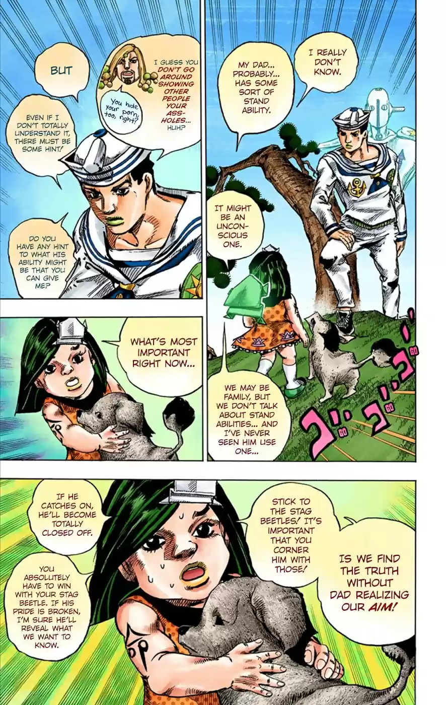 JoJo's Bizarre Adventure Part 8 JoJolion [Official Colored] Vol. 9 Ch. 35 Every Day is a Summer Vacation Part 2