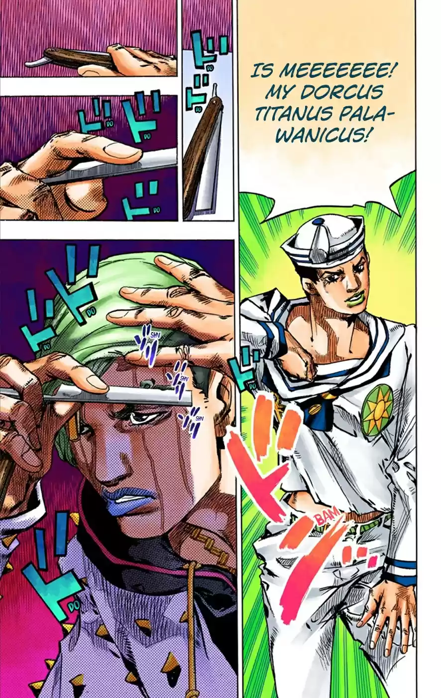 JoJo's Bizarre Adventure Part 8 JoJolion [Official Colored] Vol. 9 Ch. 35 Every Day is a Summer Vacation Part 2