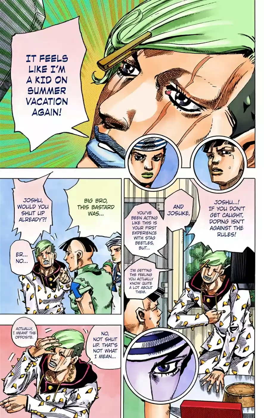 JoJo's Bizarre Adventure Part 8 JoJolion [Official Colored] Vol. 9 Ch. 36 Every Day is a Summer Vacation Part 3