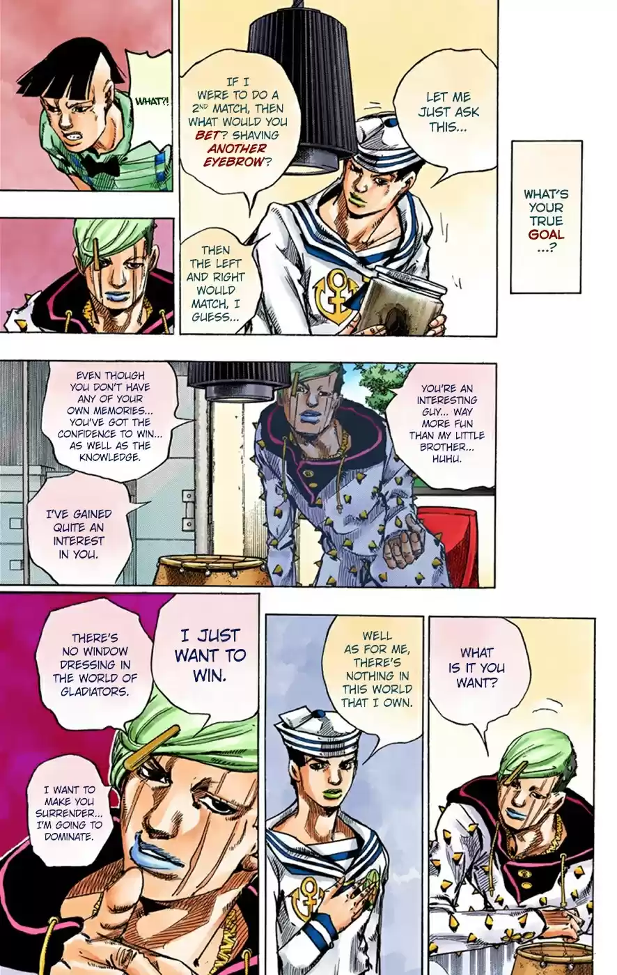 JoJo's Bizarre Adventure Part 8 JoJolion [Official Colored] Vol. 9 Ch. 36 Every Day is a Summer Vacation Part 3