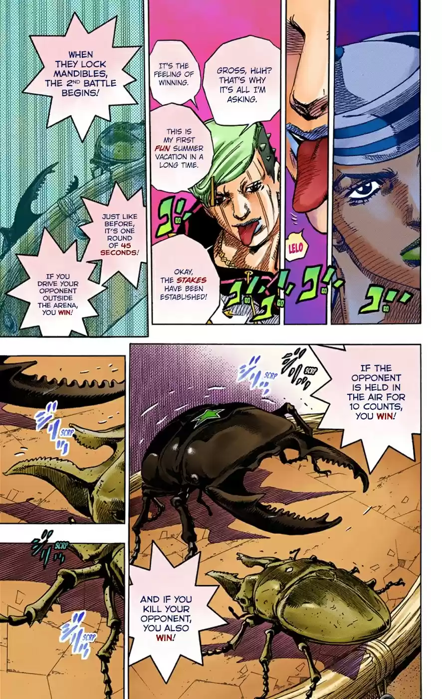 JoJo's Bizarre Adventure Part 8 JoJolion [Official Colored] Vol. 9 Ch. 36 Every Day is a Summer Vacation Part 3