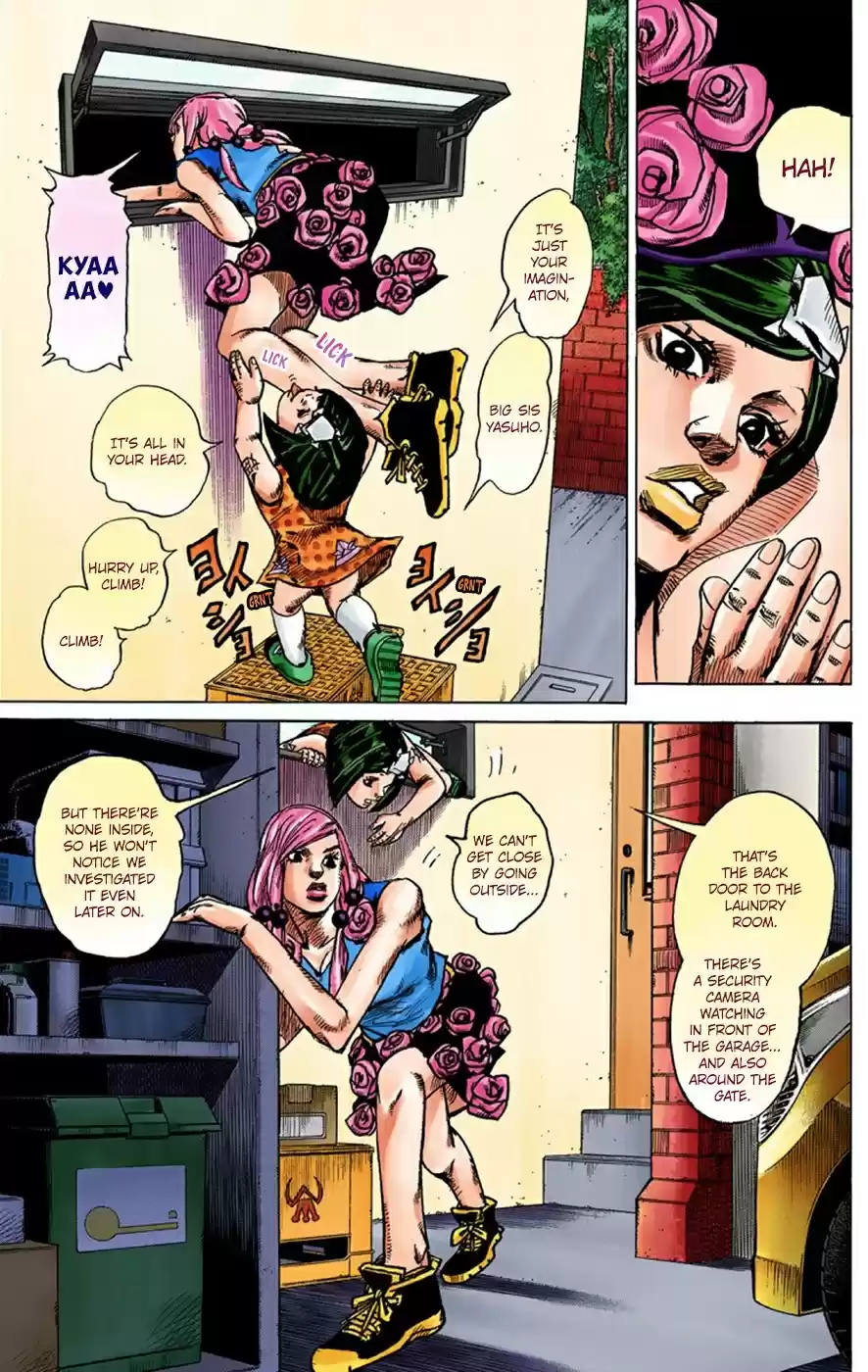 JoJo's Bizarre Adventure Part 8 JoJolion [Official Colored] Vol. 9 Ch. 38 Jobin Higashikata is a Stand User
