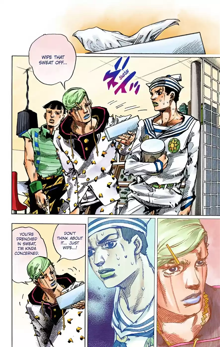 JoJo's Bizarre Adventure Part 8 JoJolion [Official Colored] Vol. 9 Ch. 38 Jobin Higashikata is a Stand User