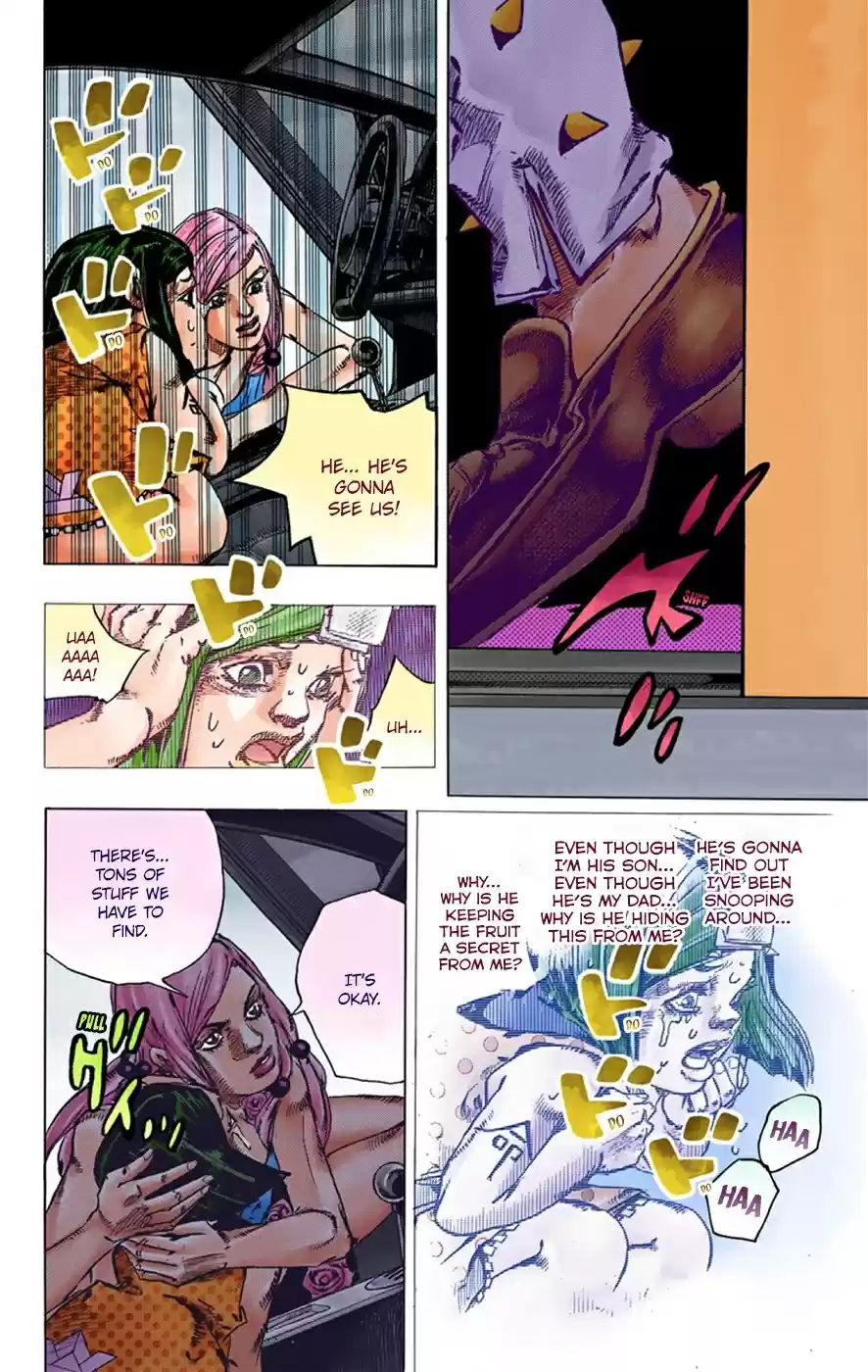 JoJo's Bizarre Adventure Part 8 JoJolion [Official Colored] Vol. 9 Ch. 38 Jobin Higashikata is a Stand User