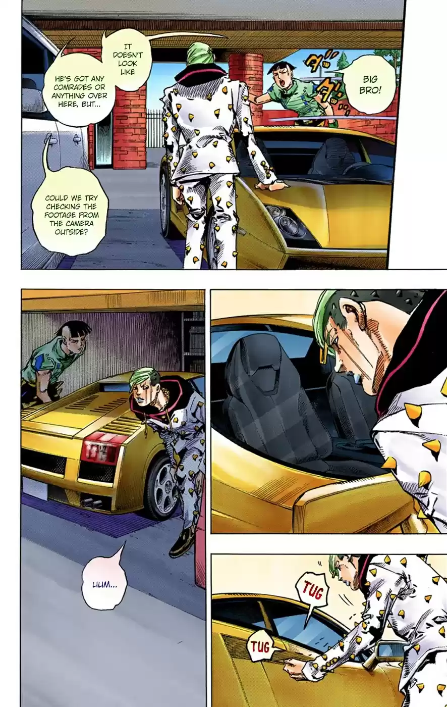 JoJo's Bizarre Adventure Part 8 JoJolion [Official Colored] Vol. 9 Ch. 38 Jobin Higashikata is a Stand User
