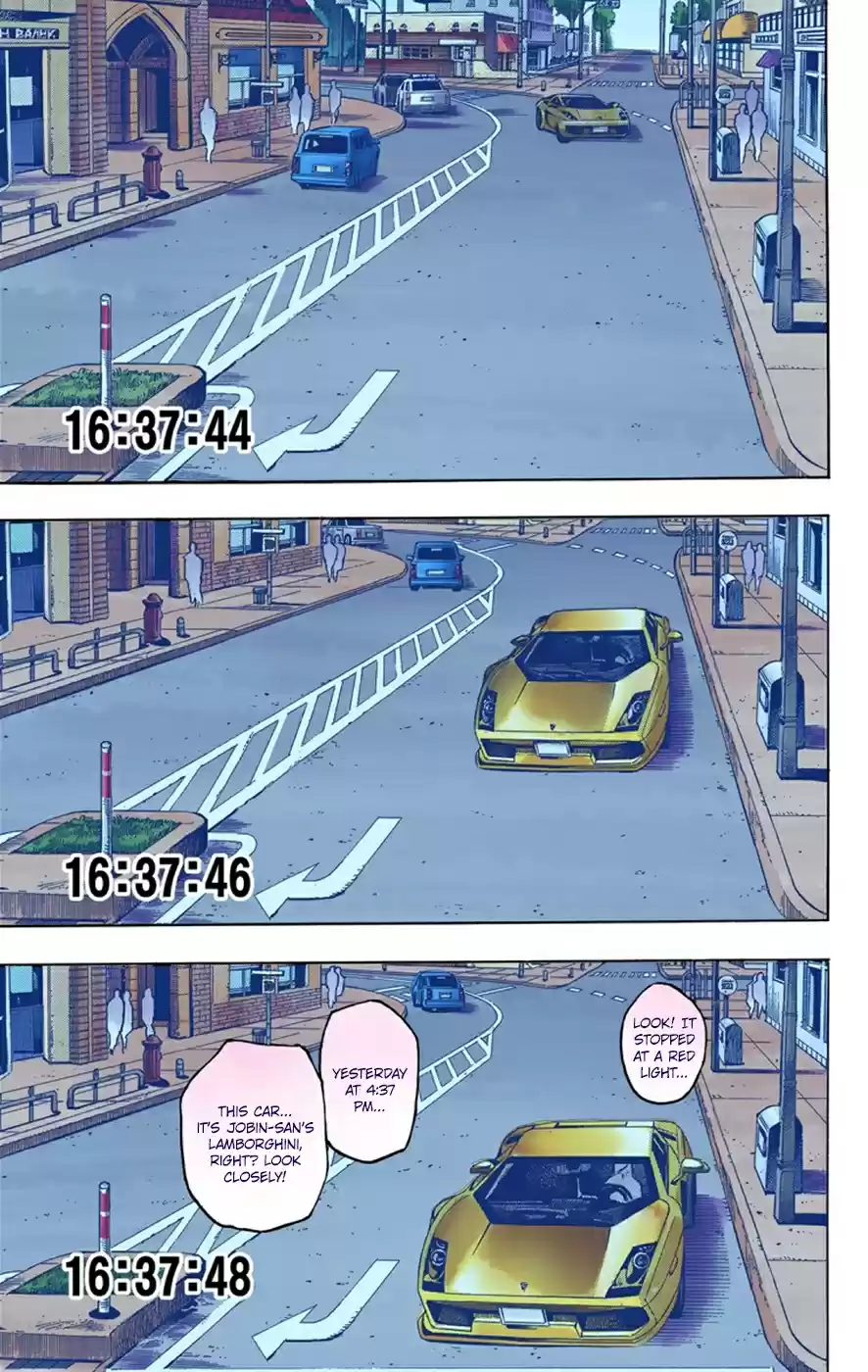 JoJo's Bizarre Adventure Part 8 JoJolion [Official Colored] Vol. 9 Ch. 38 Jobin Higashikata is a Stand User