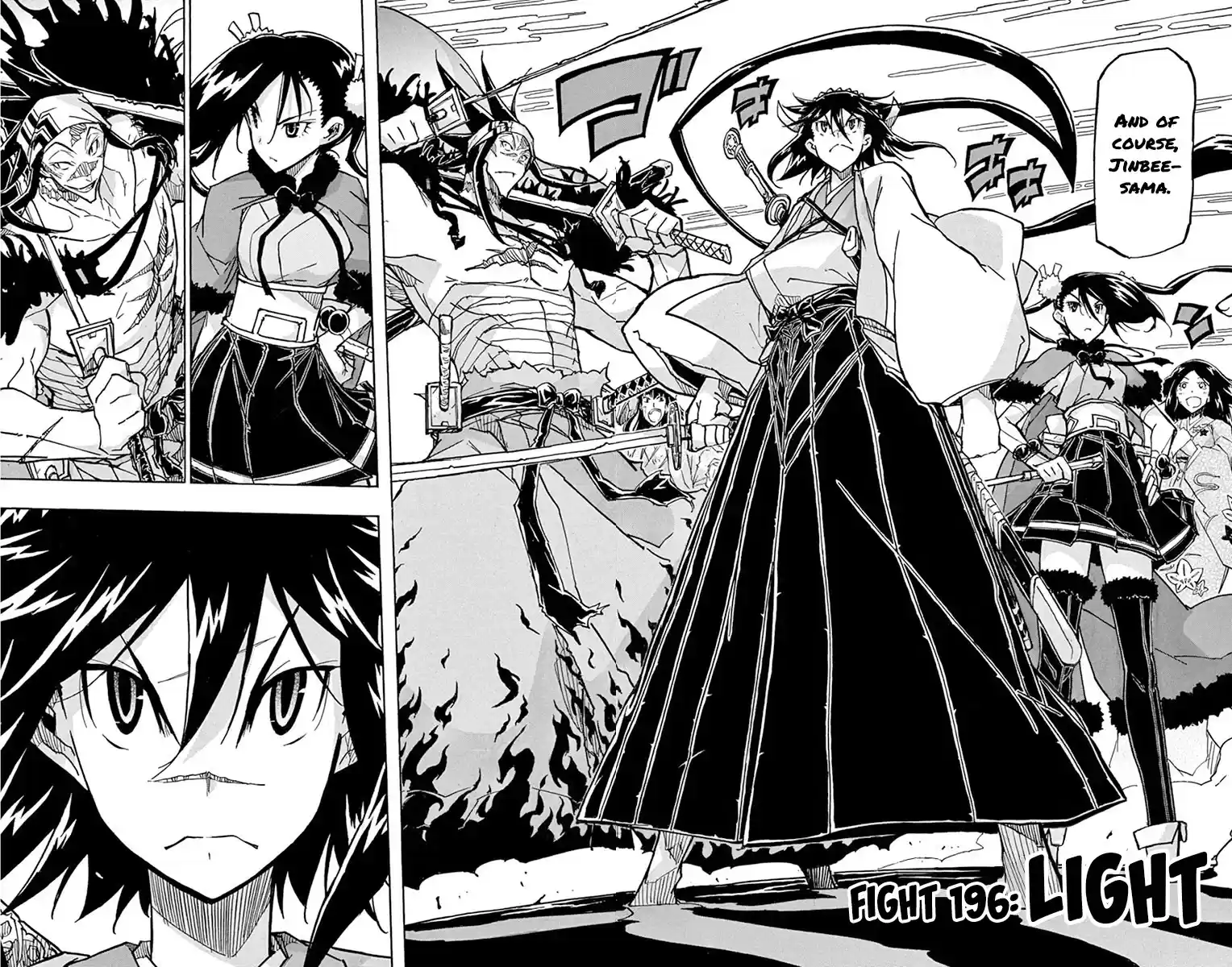 Joujuu Senjin!! Mushibugyo Chapter 196