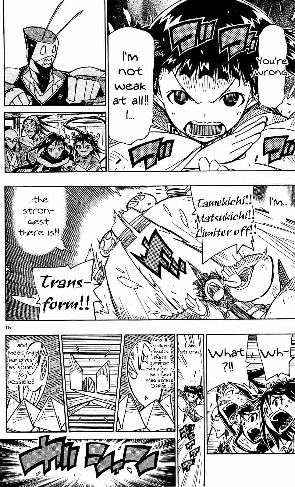 Joujuu Senjin!! Mushibugyo Vol. 11 Ch. 100 Trinity