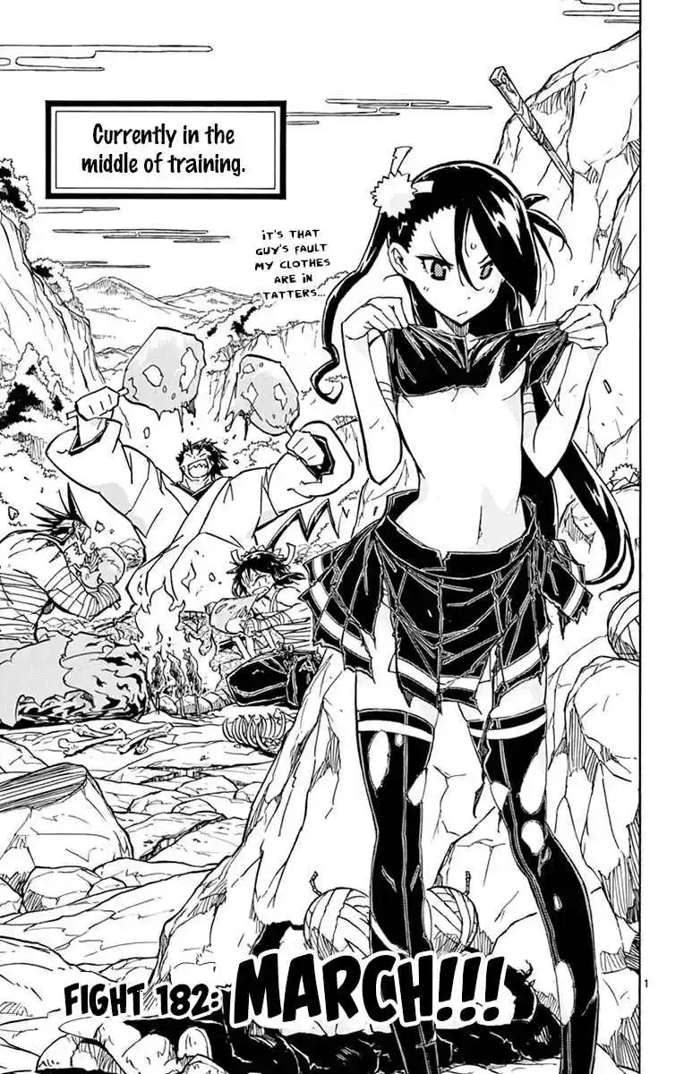 Joujuu Senjin!! Mushibugyo Vol. 19 Ch. 182 March!!!