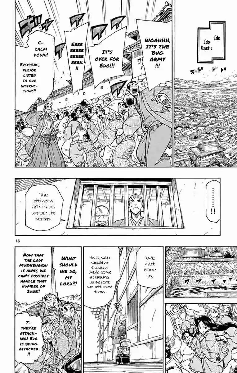 Joujuu Senjin!! Mushibugyo Vol. 19 Ch. 182 March!!!