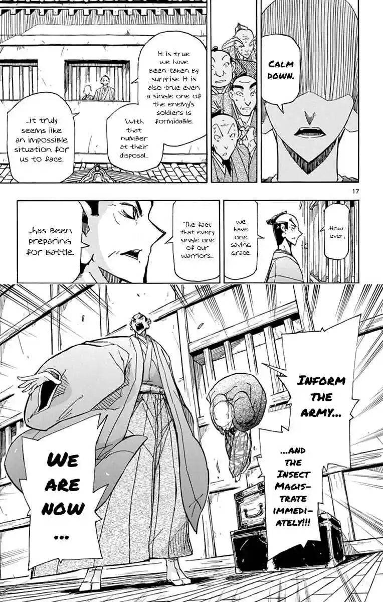 Joujuu Senjin!! Mushibugyo Vol. 19 Ch. 182 March!!!