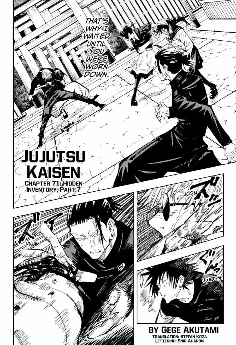 Jujutsu Kaisen 71