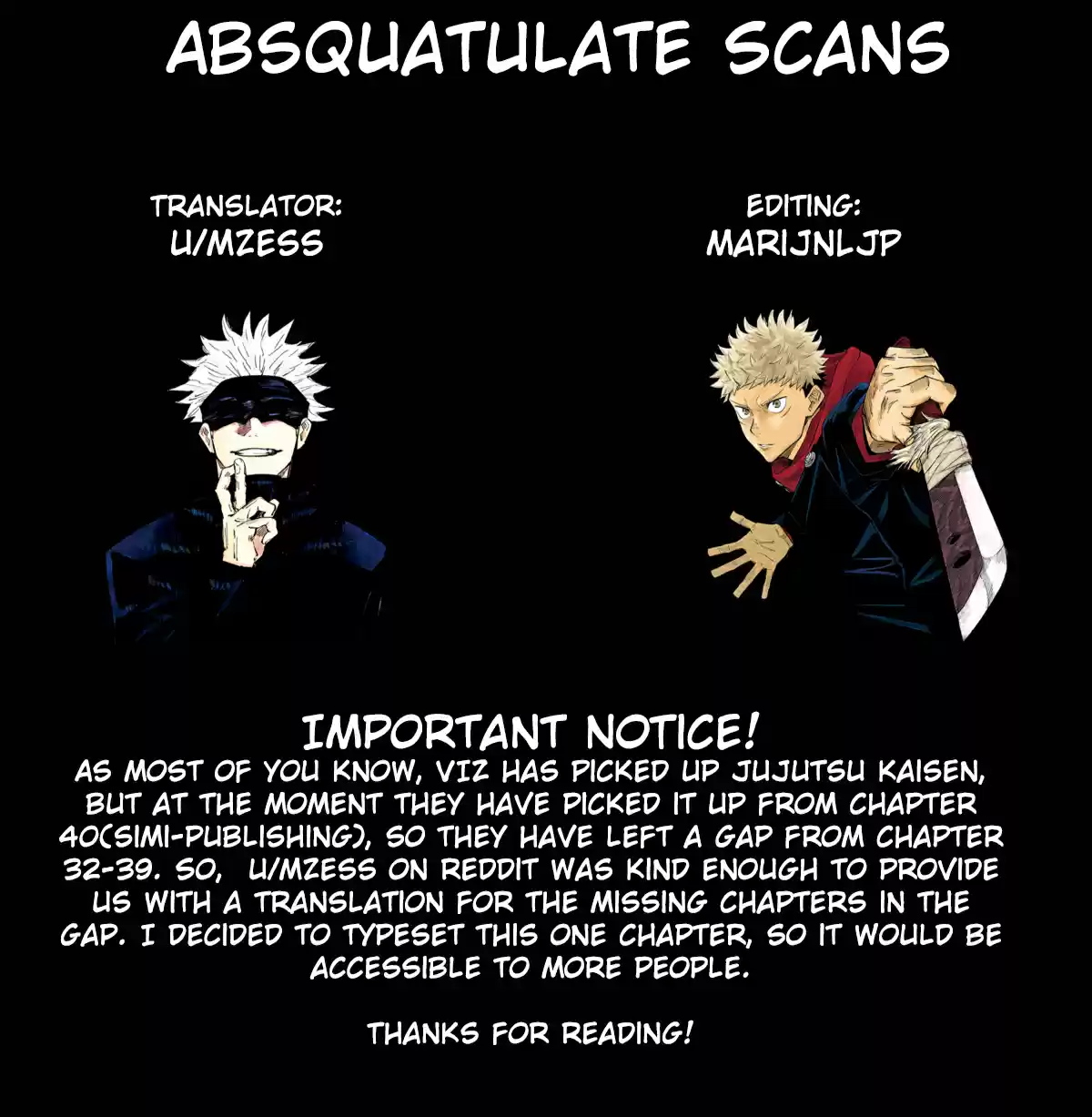 Jujutsu Kaisen Ch. 33