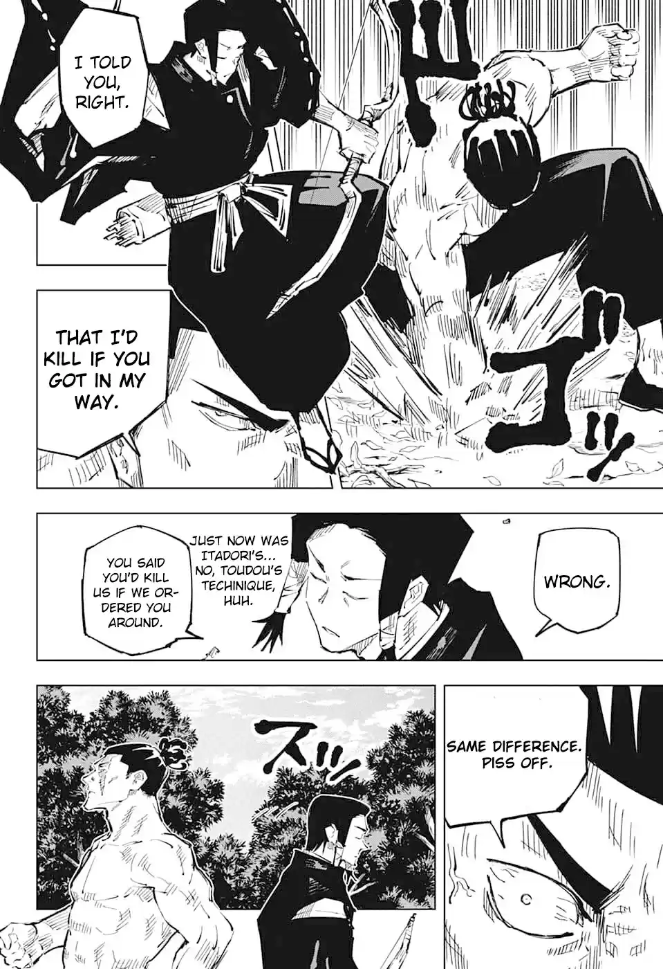 Jujutsu Kaisen Ch. 35 Exchange Festival with the Kyoto School Team Battle 2