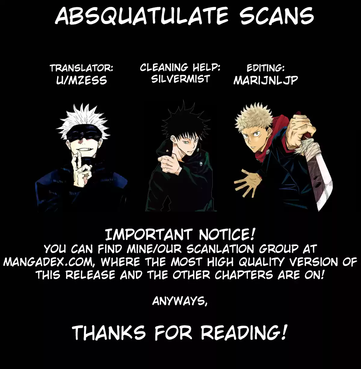 Jujutsu Kaisen Ch. 35 Exchange Festival with the Kyoto School Team Battle 2