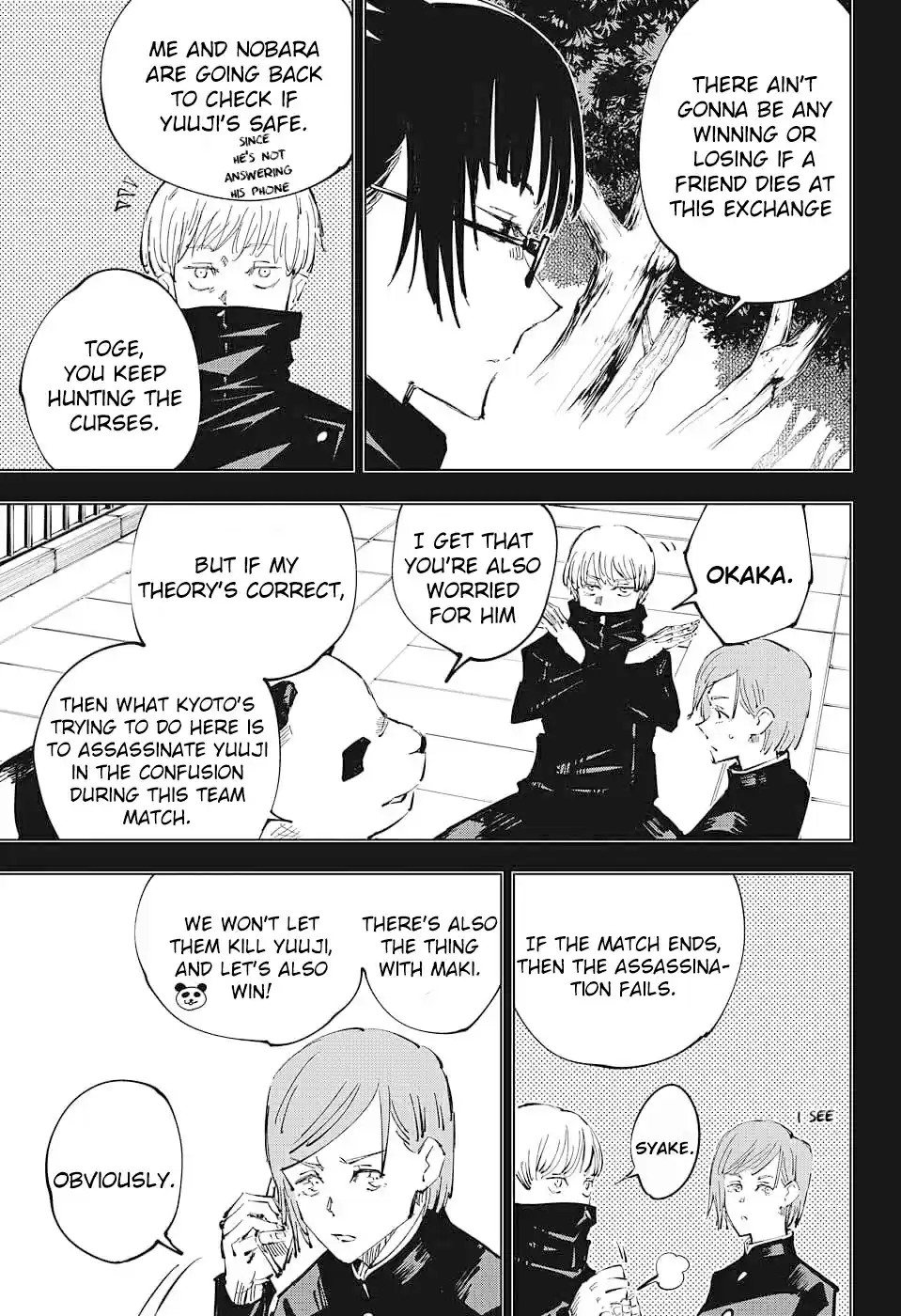 Jujutsu Kaisen Ch. 36 Exchange Festival with the Kyoto School Team Battle 3