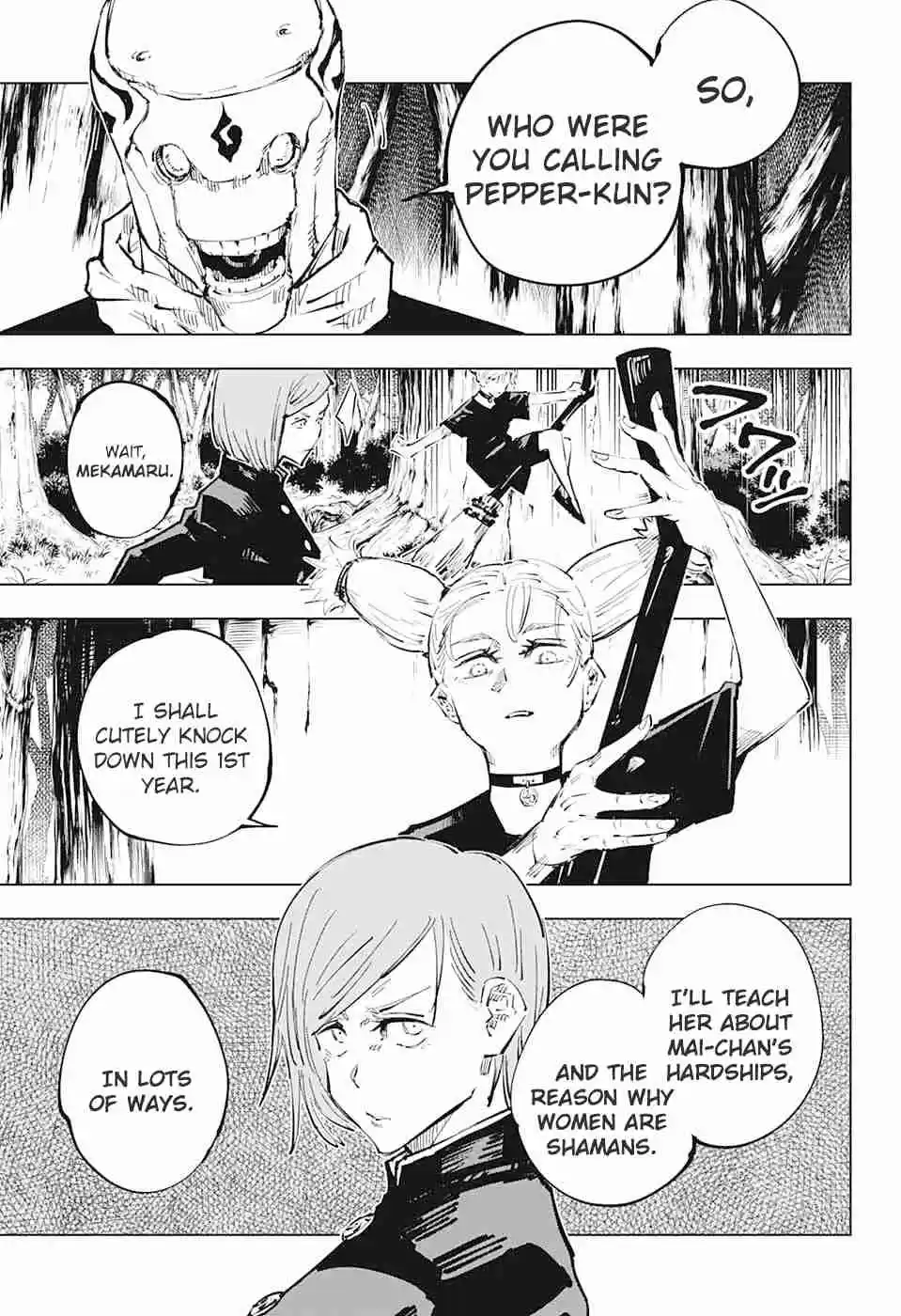 Jujutsu Kaisen Ch. 37 Exchange Festival with the Kyoto School Team Battle 4