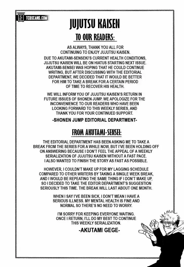 Jujutsu Kaisen Ch.152