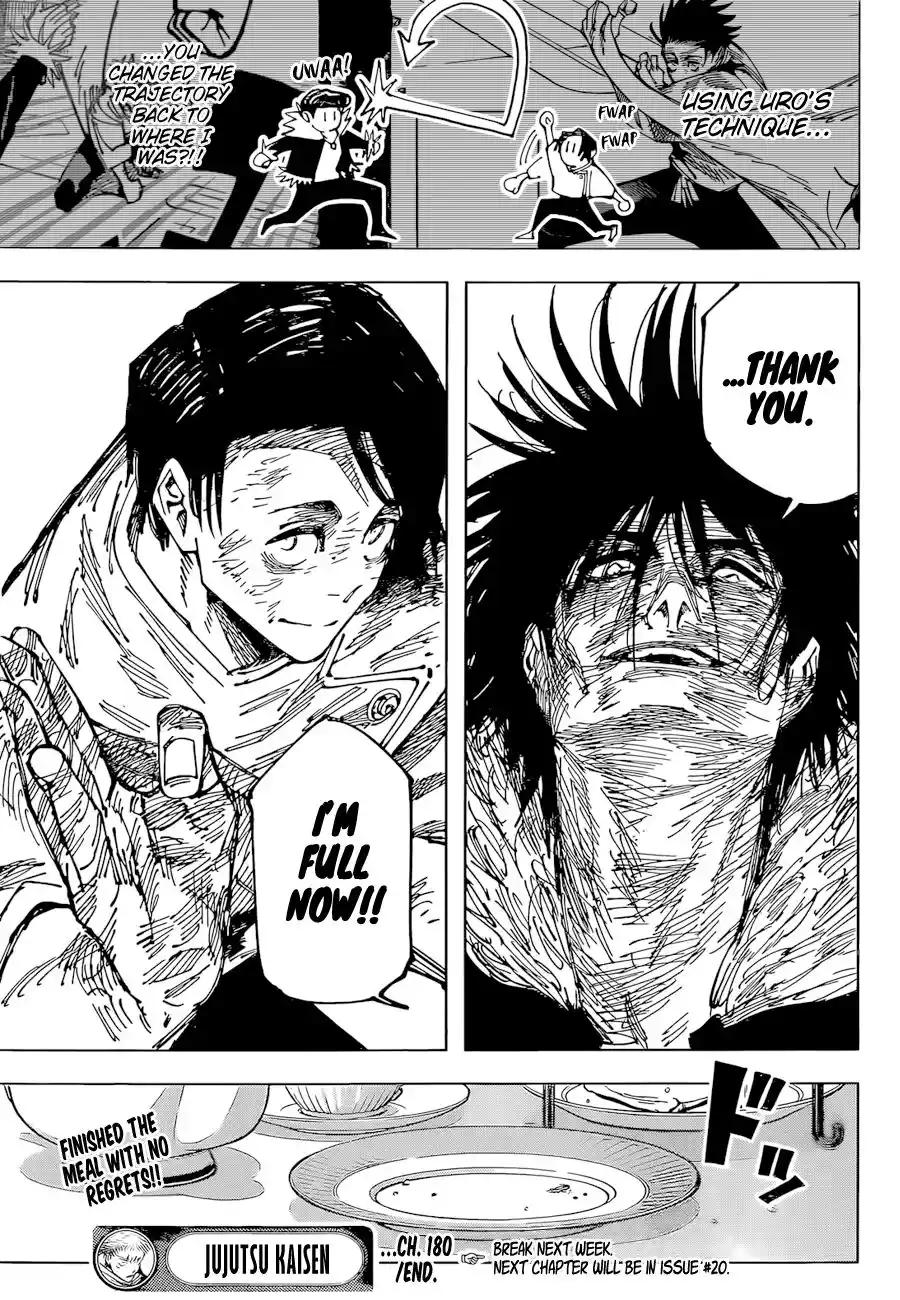 Jujutsu Kaisen Chapter 180