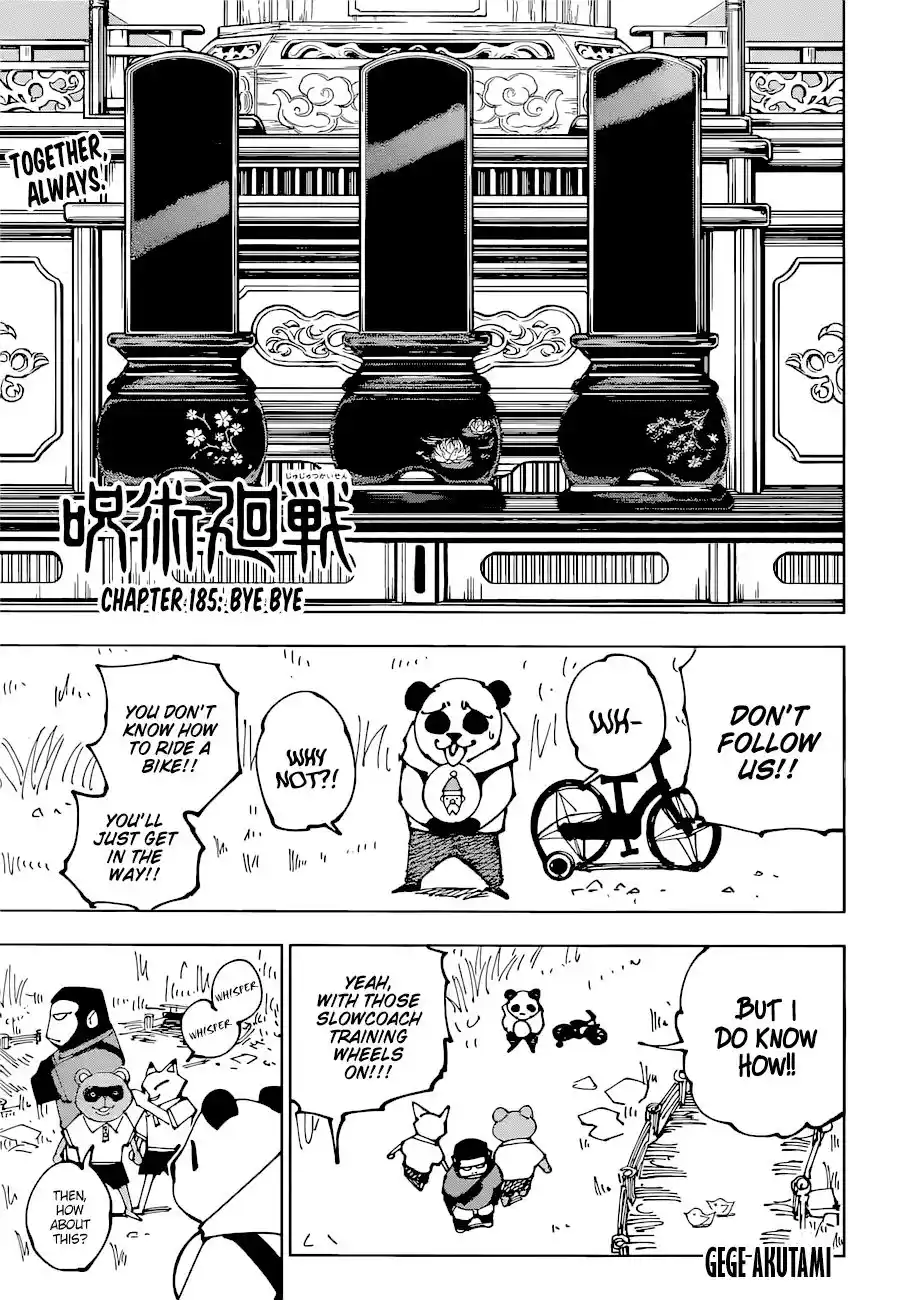 Jujutsu Kaisen Chapter 185