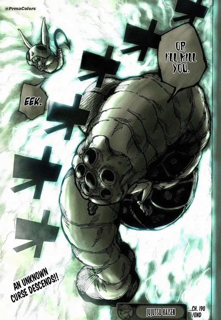 Jujutsu Kaisen Chapter 190