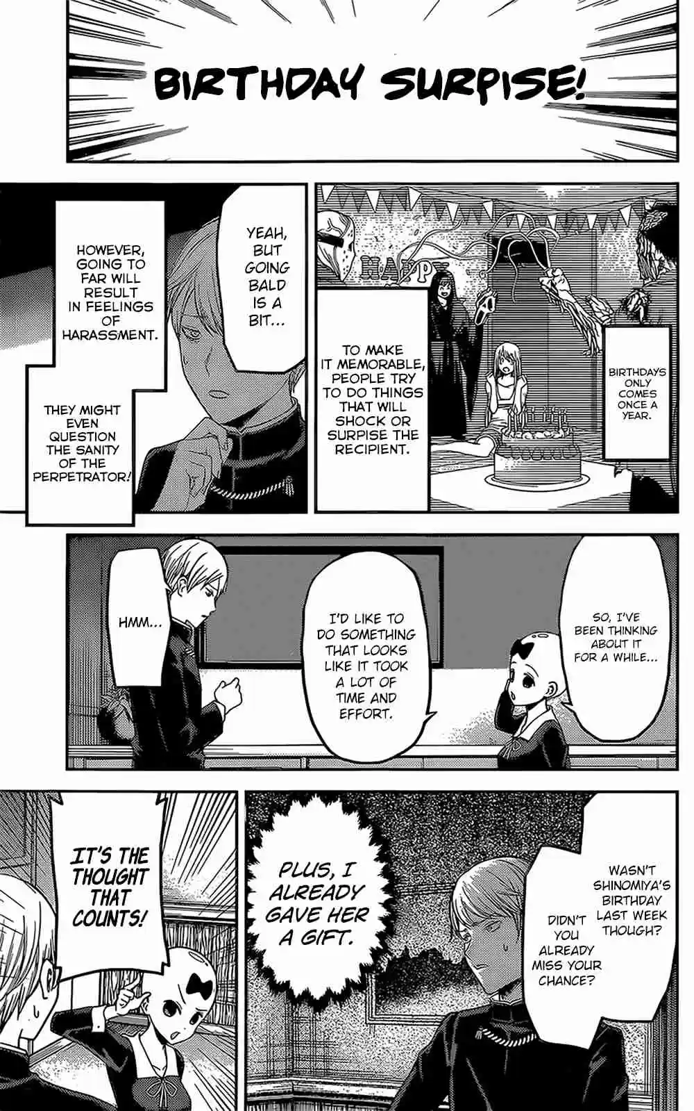 Kaguya sama wa Kokurasetai: Tensai tachi no Renai Zunousen Ch. 163 Fujiwara Chika Wants to Scare