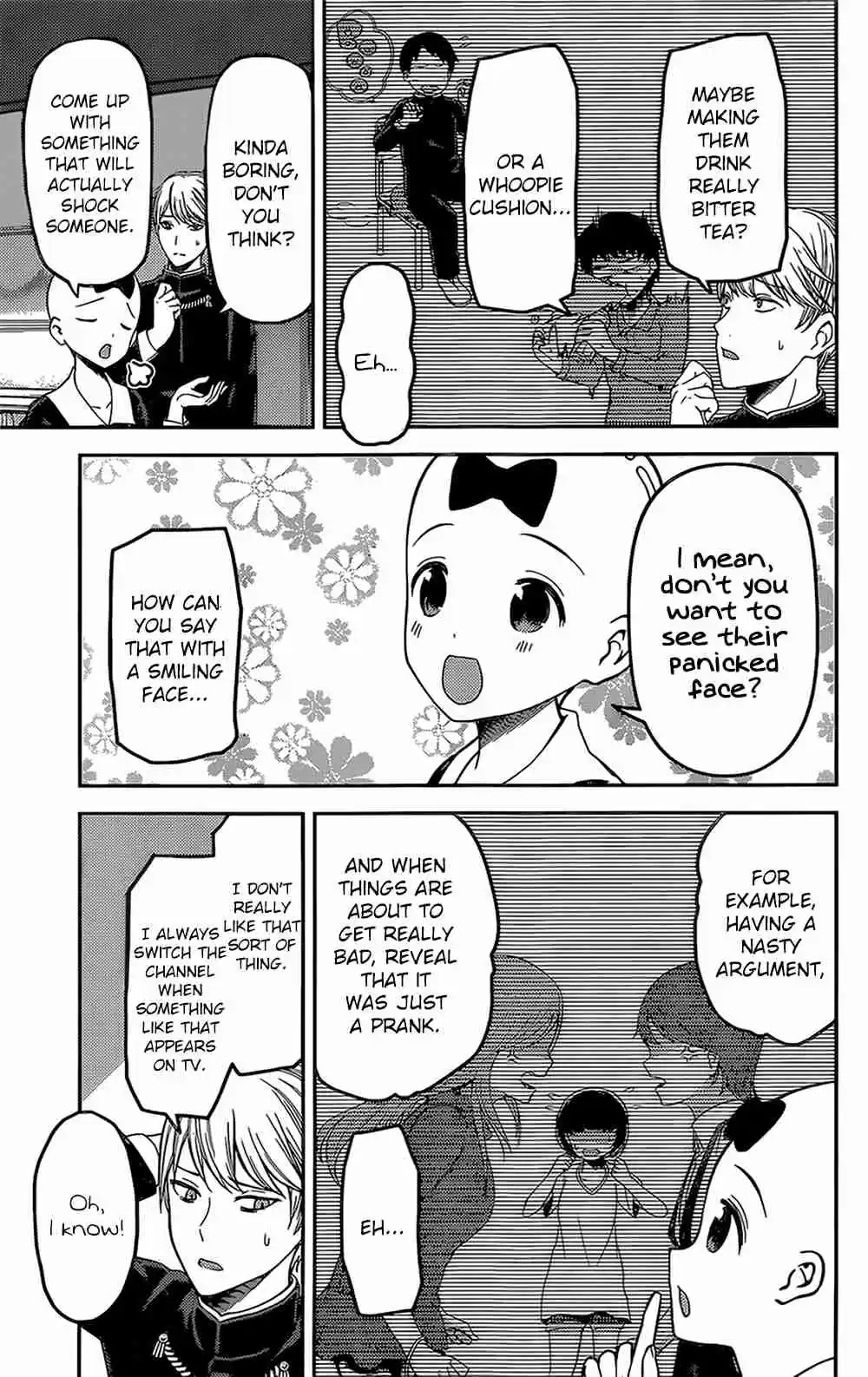 Kaguya sama wa Kokurasetai: Tensai tachi no Renai Zunousen Ch. 163 Fujiwara Chika Wants to Scare