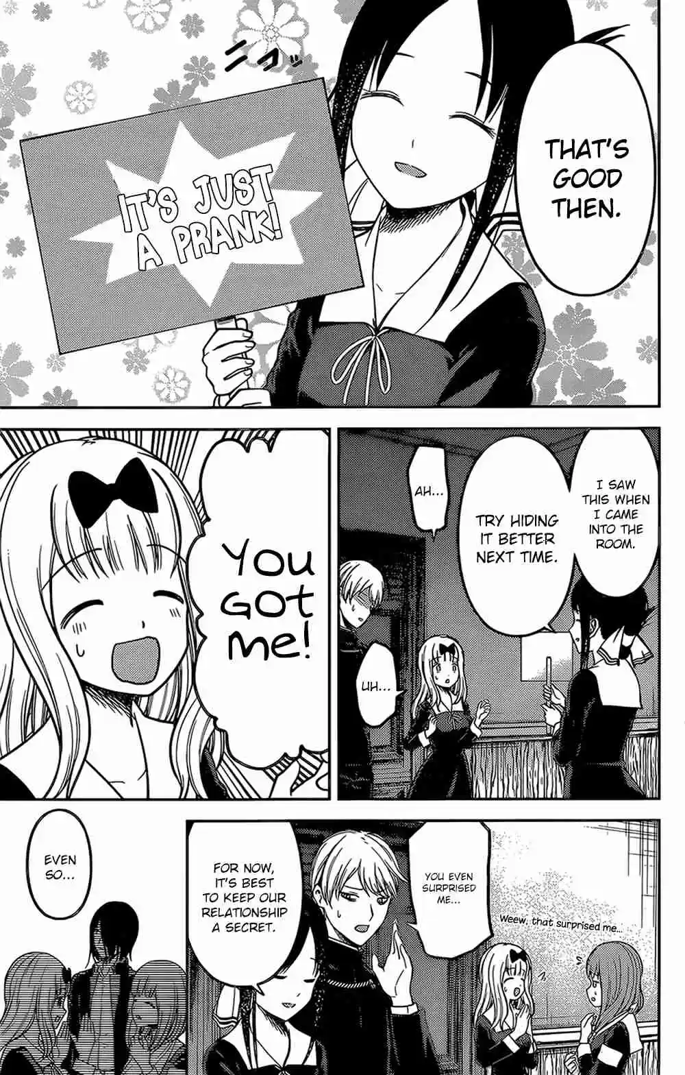 Kaguya sama wa Kokurasetai: Tensai tachi no Renai Zunousen Ch. 163 Fujiwara Chika Wants to Scare