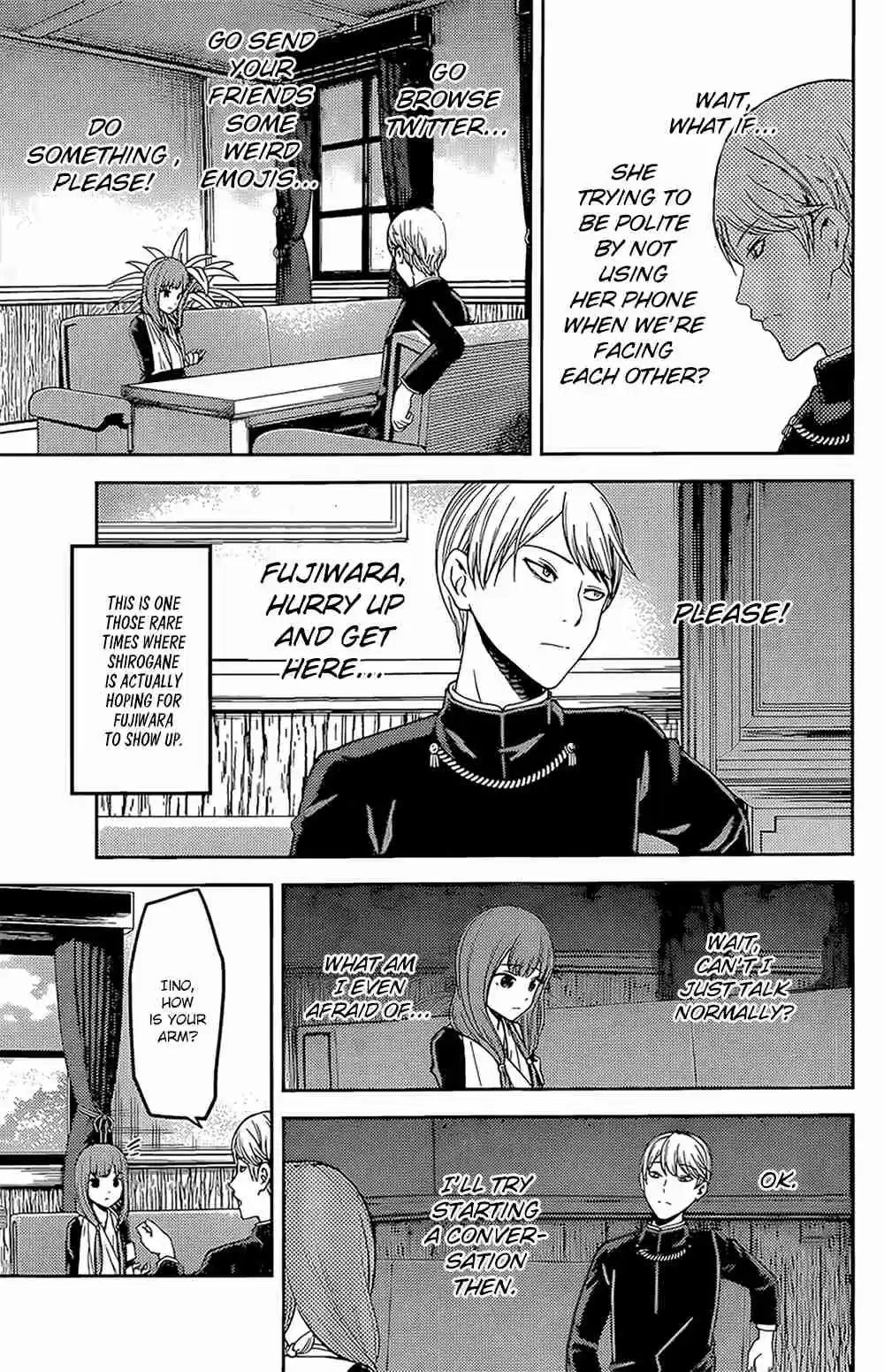 Kaguya sama wa Kokurasetai: Tensai tachi no Renai Zunousen Ch. 165 Senpai and Kouhai Part 1