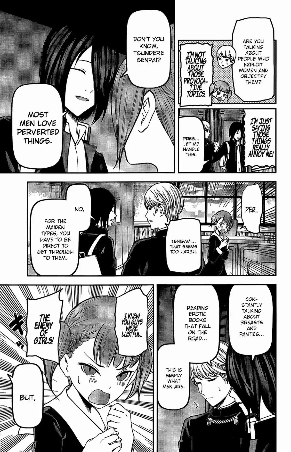 Kaguya sama wa Kokurasetai: Tensai tachi no Renai Zunousen Ch. 169 The ABCs of Men and Women
