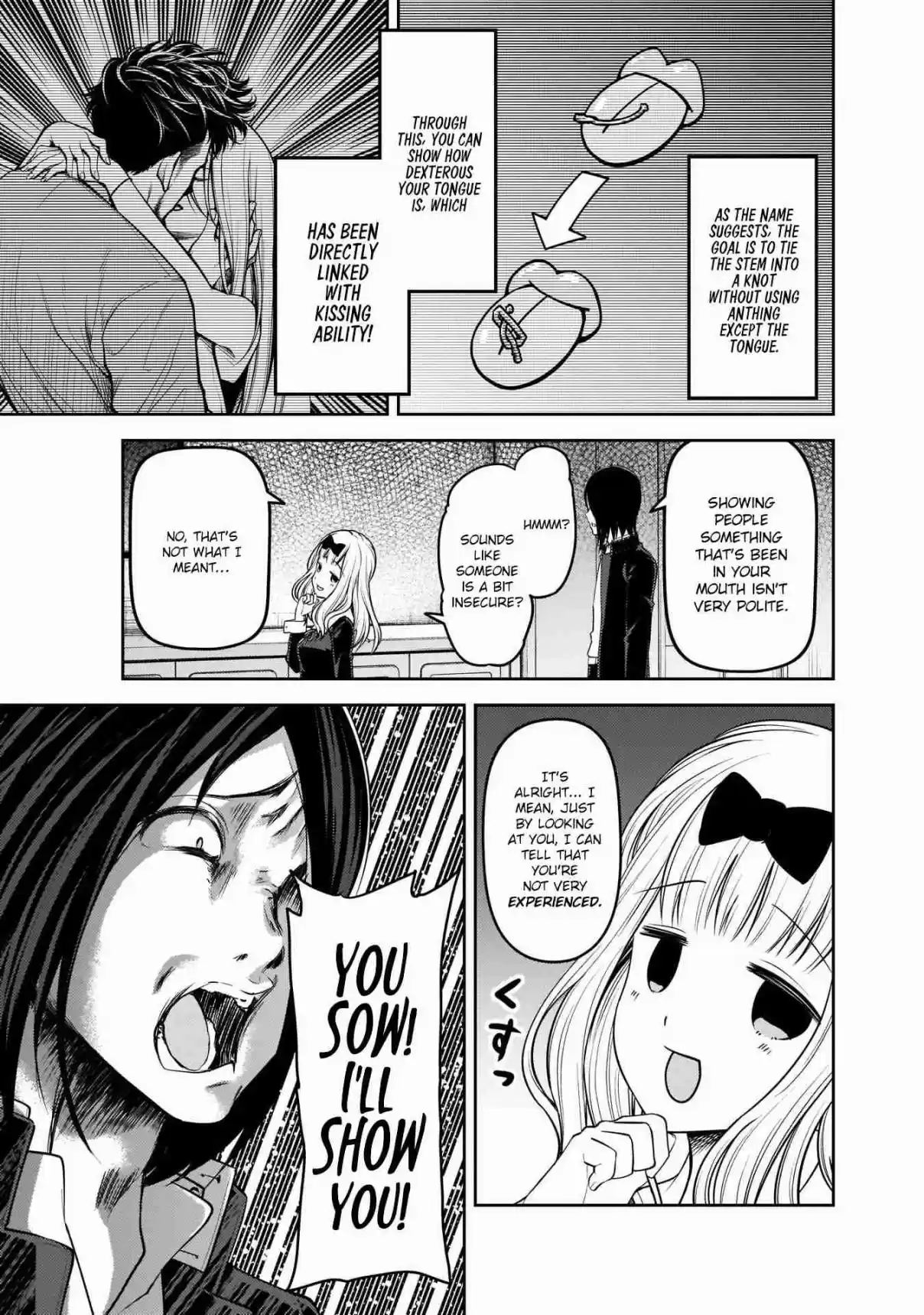 Kaguya sama wa Kokurasetai: Tensai tachi no Renai Zunousen Ch. 173 Fujiwara Chika Wants to Tie