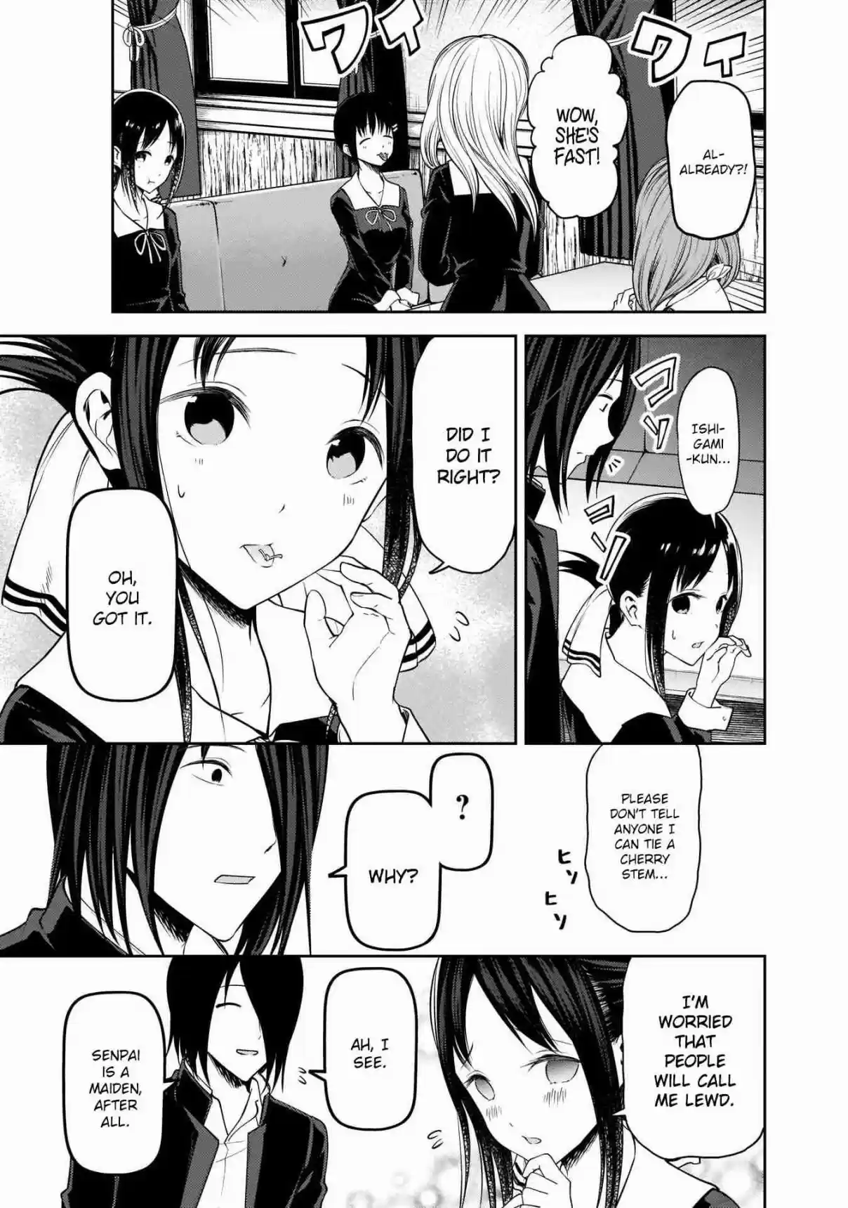 Kaguya sama wa Kokurasetai: Tensai tachi no Renai Zunousen Ch. 173 Fujiwara Chika Wants to Tie