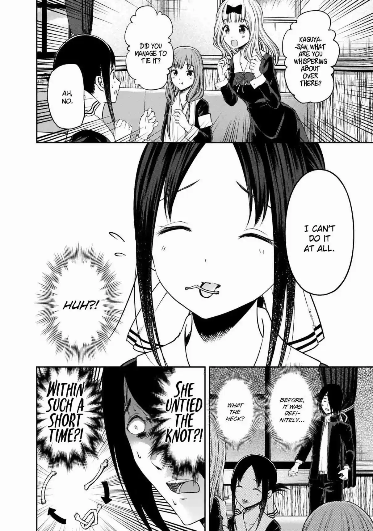 Kaguya sama wa Kokurasetai: Tensai tachi no Renai Zunousen Ch. 173 Fujiwara Chika Wants to Tie