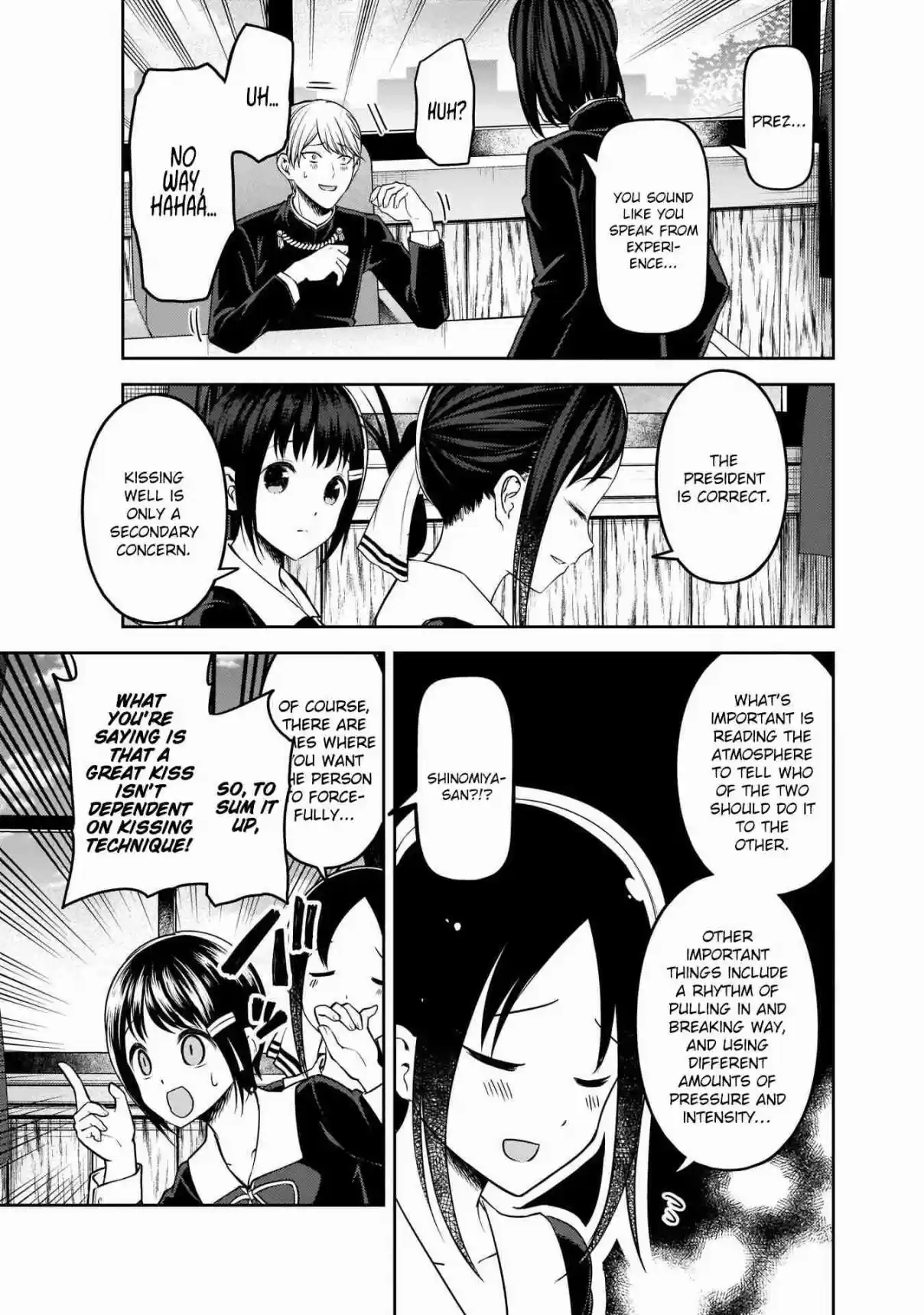 Kaguya sama wa Kokurasetai: Tensai tachi no Renai Zunousen Ch. 173 Fujiwara Chika Wants to Tie