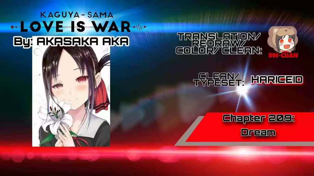 Kaguya sama wa Kokurasetai: Tensai tachi no Renai Zunousen Ch. 209 Dream Fan Colored