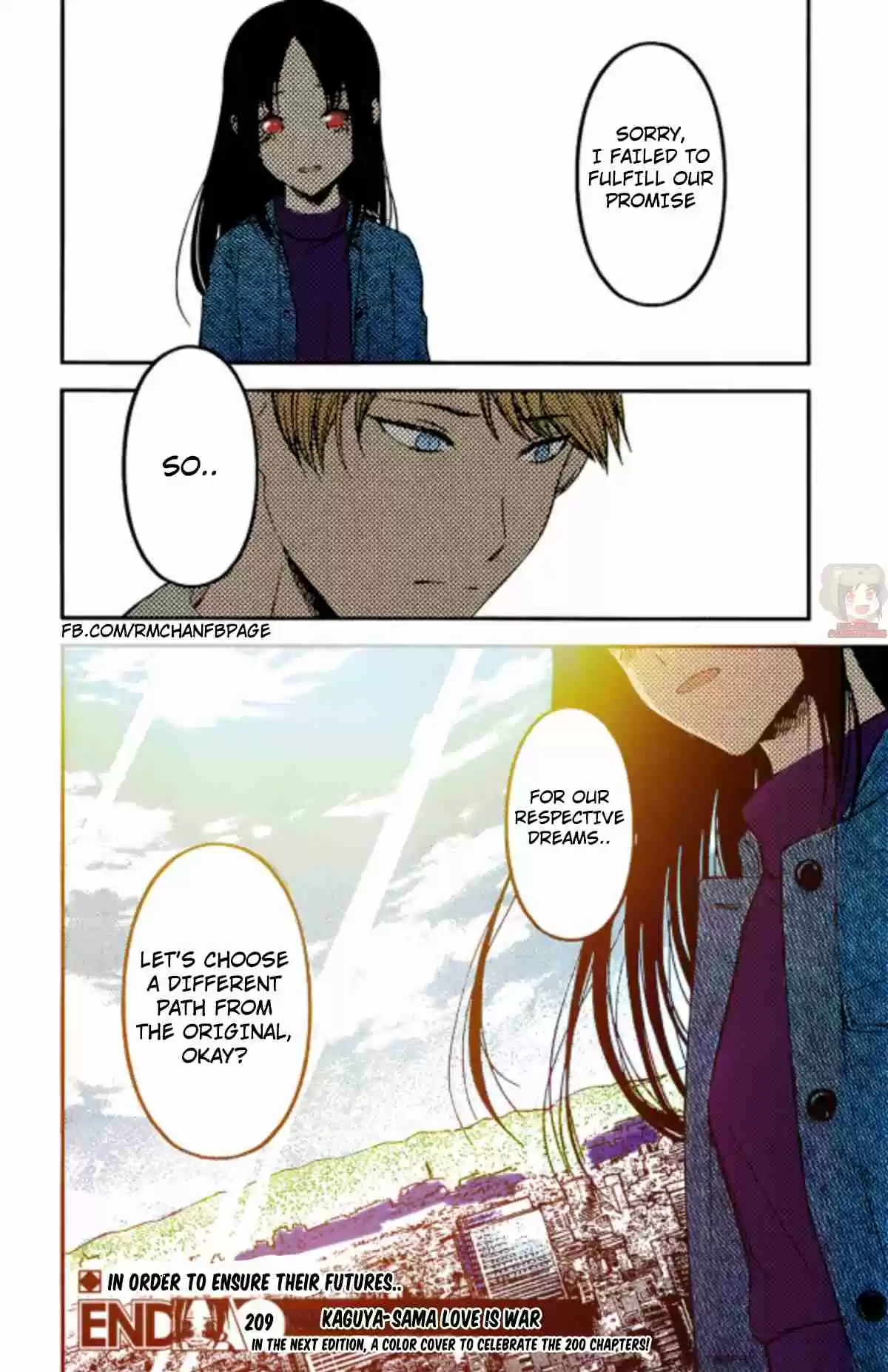 Kaguya sama wa Kokurasetai: Tensai tachi no Renai Zunousen Ch. 209 Dream Fan Colored