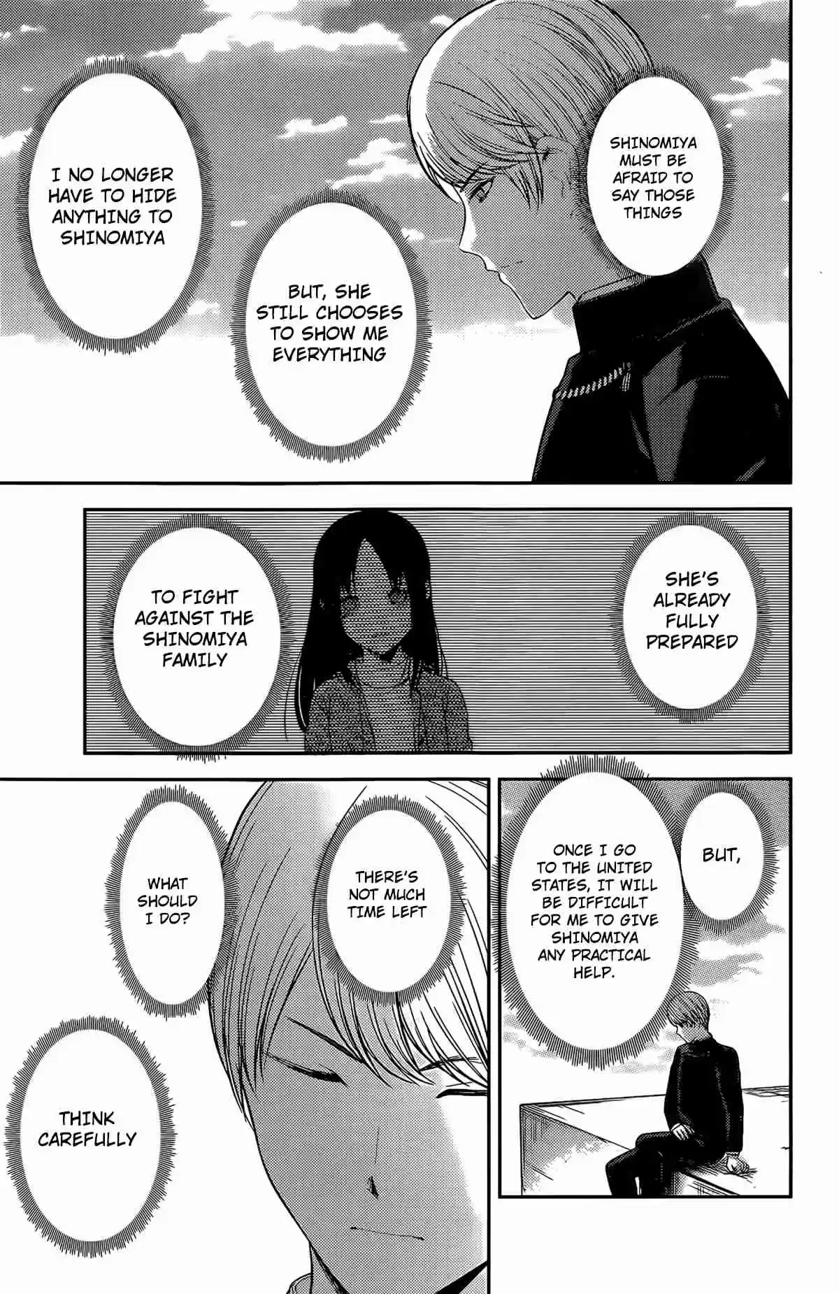 Kaguya sama wa Kokurasetai: Tensai tachi no Renai Zunousen Ch. 212 Mikado Shijo wants to fit in