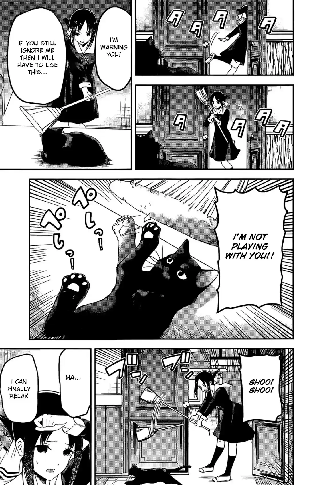 Kaguya sama wa Kokurasetai: Tensai tachi no Renai Zunousen Ch. 214 Kaguya sama Hates Cats