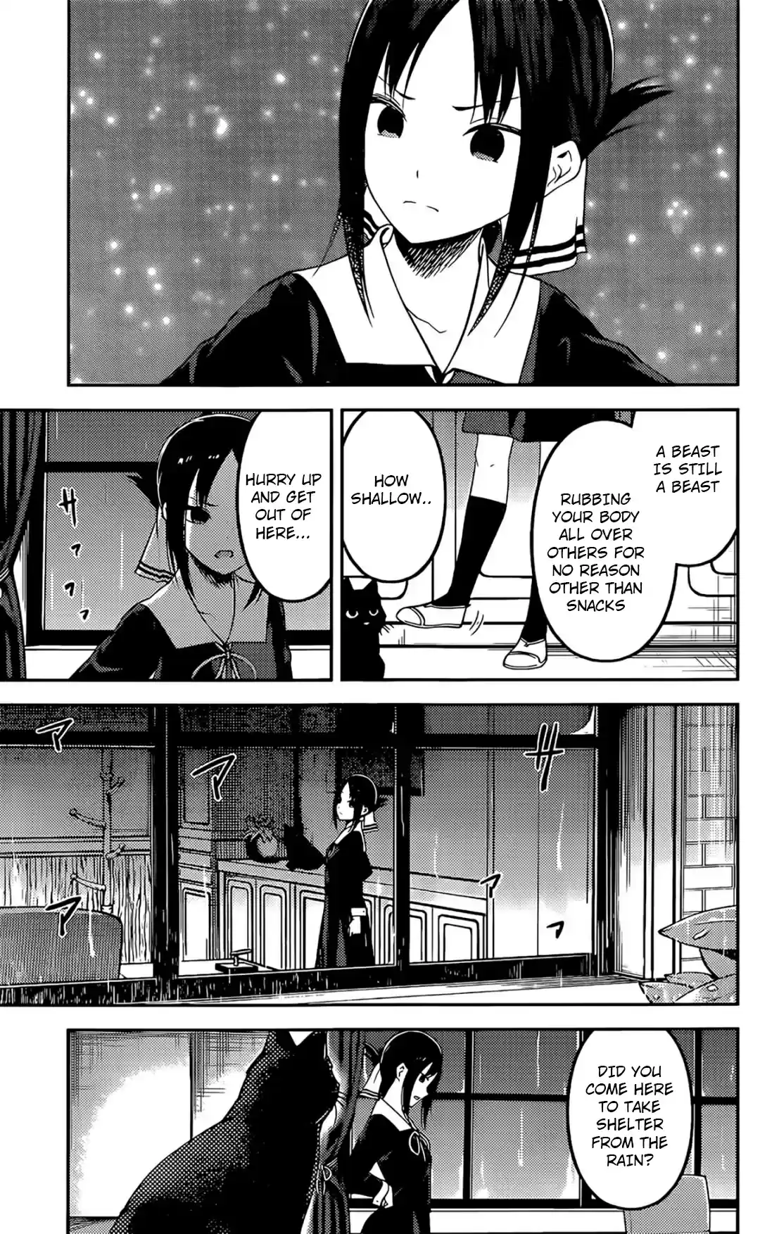 Kaguya sama wa Kokurasetai: Tensai tachi no Renai Zunousen Ch. 214 Kaguya sama Hates Cats