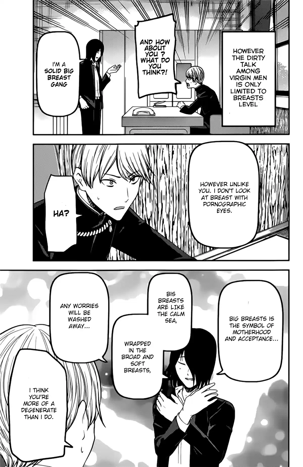Kaguya sama wa Kokurasetai: Tensai tachi no Renai Zunousen Ch. 215 The ABC of Men and Women part 2