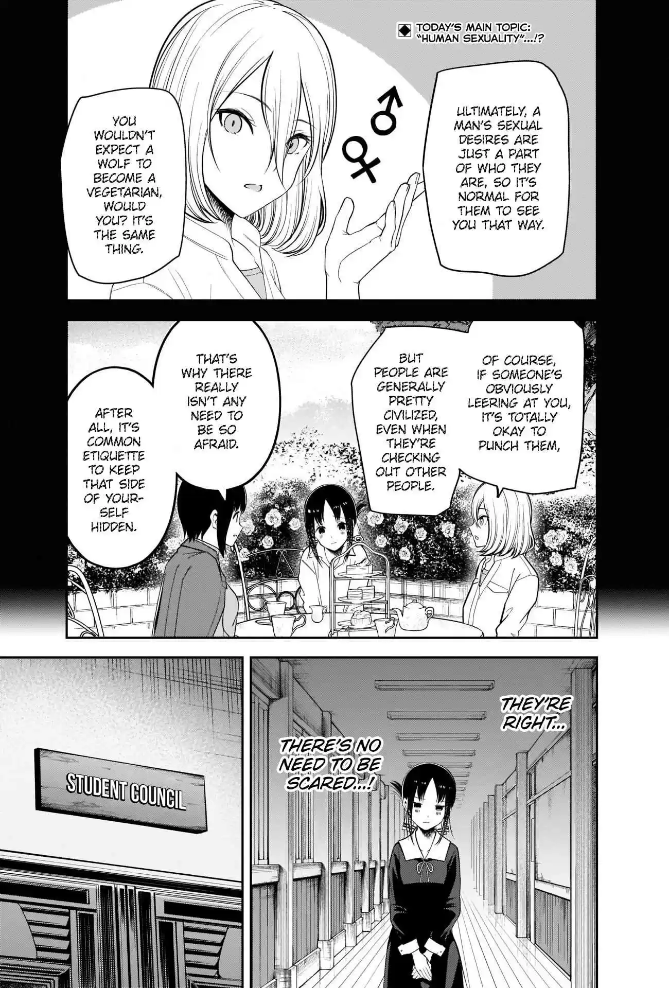 Kaguya sama wa Kokurasetai: Tensai tachi no Renai Zunousen Ch. 217 The ABCs of Men and Women, Part 3
