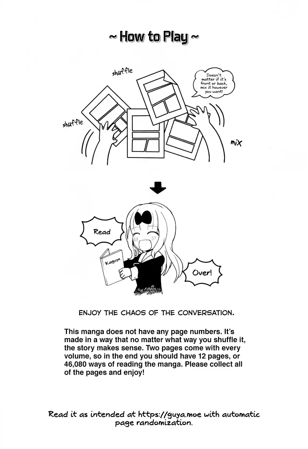 Kaguya sama wa Kokurasetai: Tensai tachi no Renai Zunousen Ch. 46.5 Anime Blu ray Extra Chapter