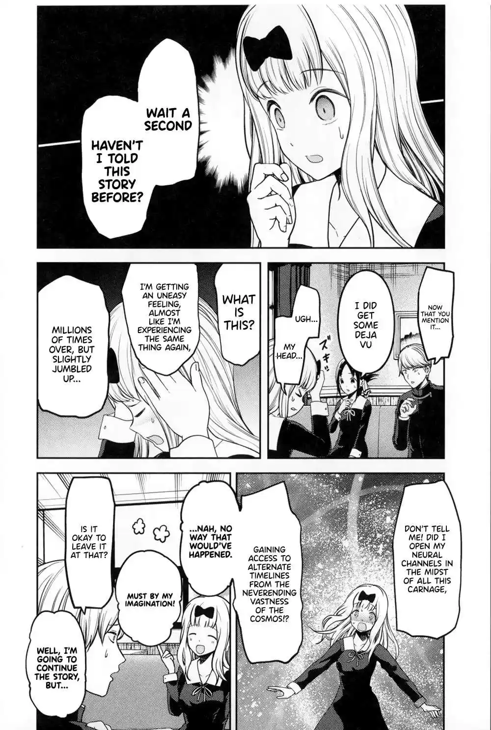 Kaguya sama wa Kokurasetai: Tensai tachi no Renai Zunousen Ch. 46.5 Anime Blu ray Extra Chapter