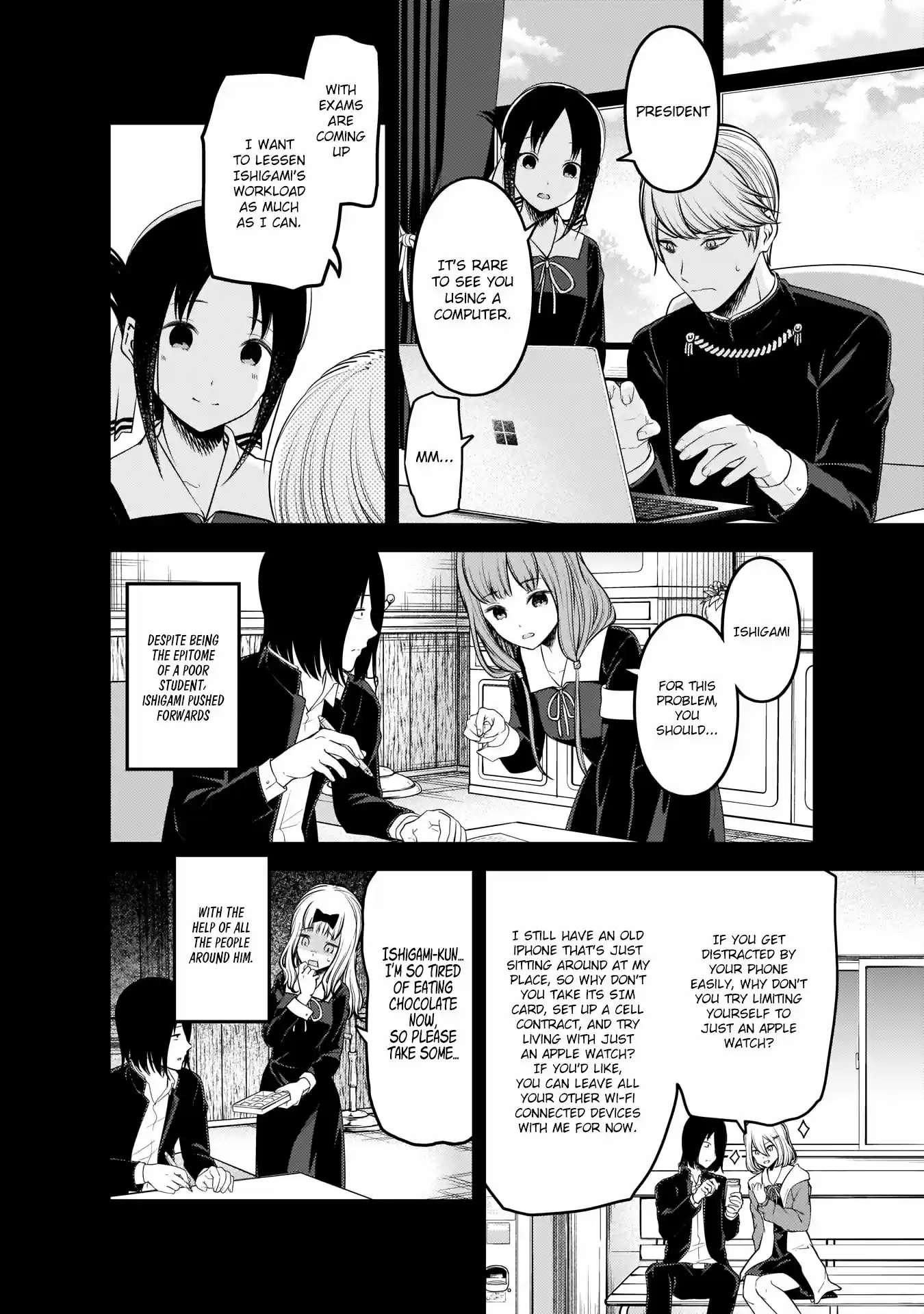 Kaguya-sama wa Kokurasetai - Tensai-tachi no Renai Zunousen ch.198