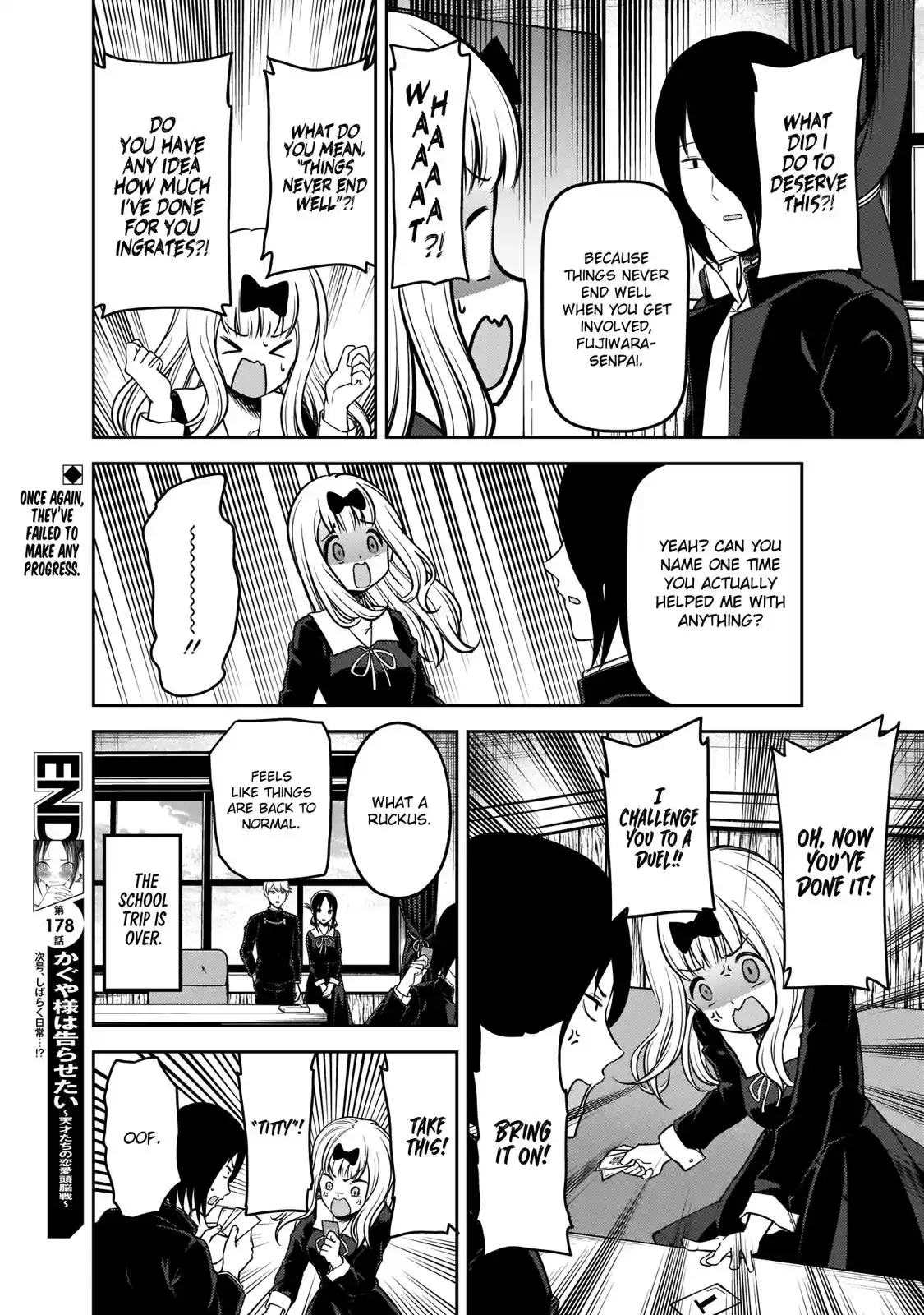 Kaguya-sama wa Kokurasetai – Tensai-tachi no Renai Zunousen Chapter 188
