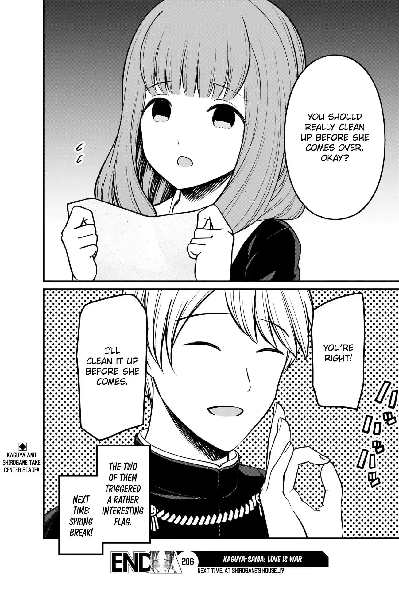 Kaguya-sama wa Kokurasetai – Tensai-tachi no Renai Zunousen Chapter 206