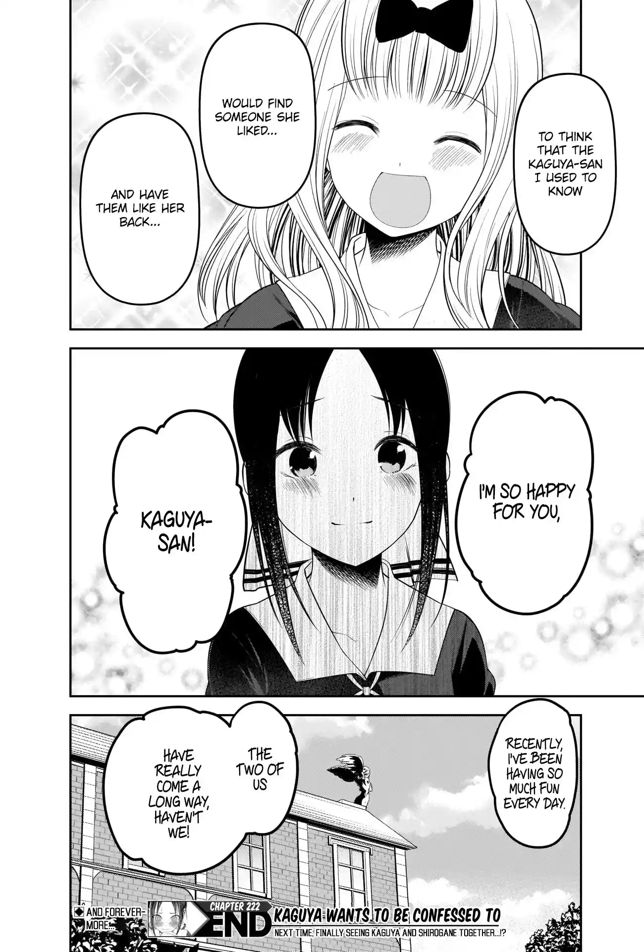 Kaguya-sama wa Kokurasetai – Tensai-tachi no Renai Zunousen Chapter 222