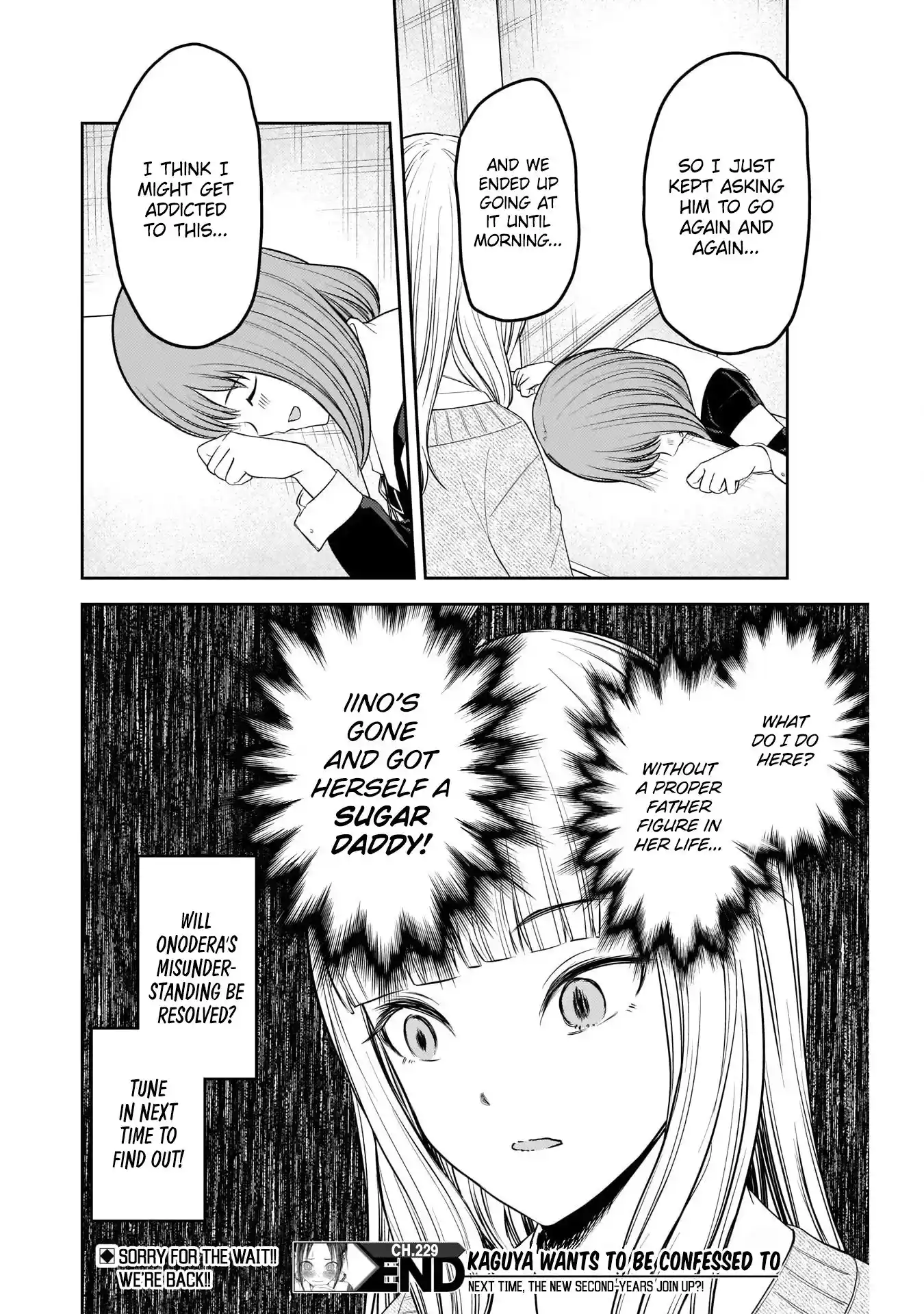 Kaguya-sama wa Kokurasetai – Tensai-tachi no Renai Zunousen Chapter 229