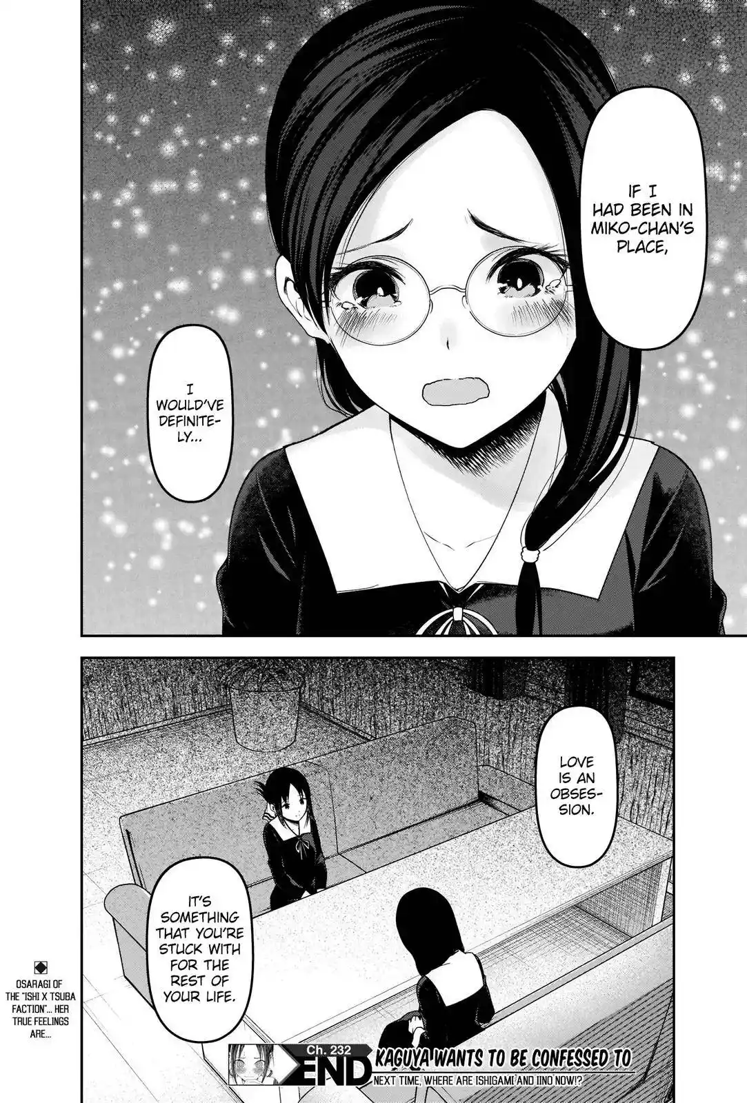 Kaguya-sama wa Kokurasetai – Tensai-tachi no Renai Zunousen Chapter 232