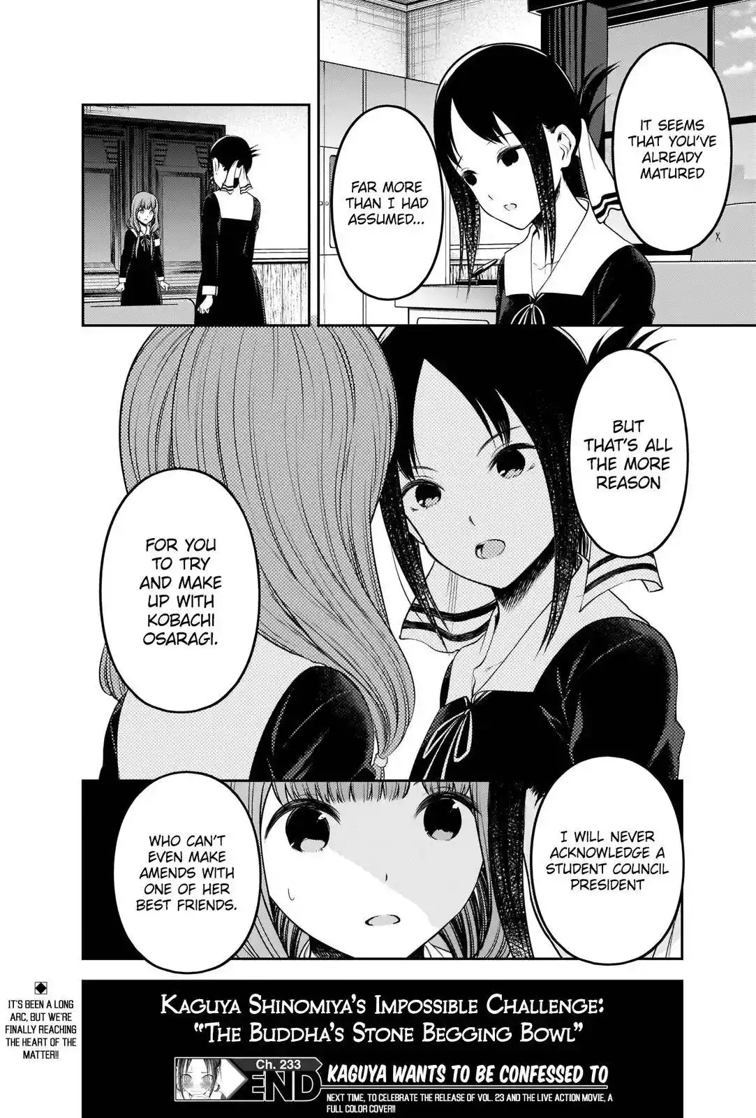 Kaguya-sama wa Kokurasetai – Tensai-tachi no Renai Zunousen Chapter 233